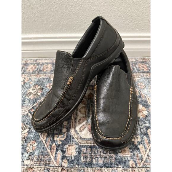 Cole Haan Tucker Venetian Black Leather Driving Loafer Shoes Men’s Size 8.5 M - Picture 2 of 7